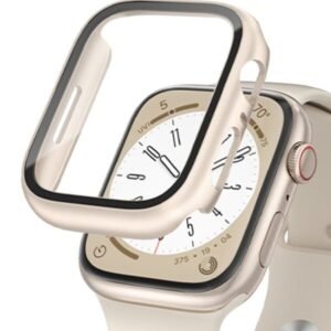 Glass+Cover For Apple Watch case 8 7 6 SE 5 3 iWatch Accessorie Screen Protector Apple watch serie 45mm 41mm 44mm 40mm 42mm 38mm